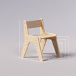 Ensemble - table et chaise évolutives pour jeunes enfants - nature