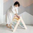 Ensemble - Triangle de Pikler et un grand toboggan à double face
