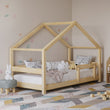 Lit pour enfant en forme de maison BusyKids MIMI-HOUSE avec bord renforcé