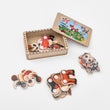 Puzzle éducatif en bois BusyKids - Animaux, 30 pièces