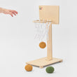 BusyKids Panier de basket enfant en bois à poser au sol