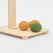 BusyKids Panier de basket enfant en bois à poser au sol