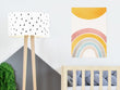 BusyKids Tableau sur toile RAINBOW pour la chambre d’enfant