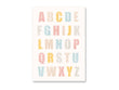 BusyKids Tableau sur toile ALPHABET pour la chambre d’enfant
