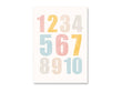 BusyKids Tableau sur toile NUMBERS pour la chambre d’enfant