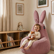 Pouf pour enfant Mommy Rabbit – velours côtelé FEEL doux et résistant