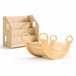 Balancelle, naturel + Bibliothèque — Ensemble BusyKids