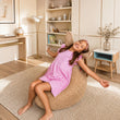 Pouf pour enfant Baby Rabbit – tissu FLUFFY doux et moelleux