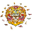Puzzle en bois à formes Lion africain A4 BusyKids