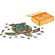 Puzzle en bois à formes Tortue longévive A3 BusyKids