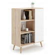 Commode FONDI style loft avec pieds en bois