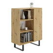 Commode FONDI style loft avec pieds en métal