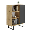 Commode FONDI style loft avec pieds en métal