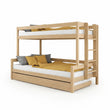 Lit superposé BusyKids LUMI-ONE avec échelle latérale 90 x 200 / 120 x 200 cm