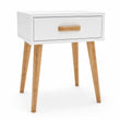 Table de chevet LUNA – Blanc