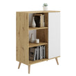 Commode FONDI style loft avec pieds en bois