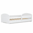 Lit Montessori pour enfant LEO 160 × 80 / 140 × 70 cm avec barrière de sécurité