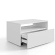Table basse LINO avec roulettes et tiroir – table basse moderne pour salon