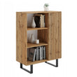 Commode FONDI style loft avec pieds en métal