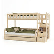 BusyKids FOXY-MAX avec escalier de rangement 90 x 200 / 120 x 200 cm