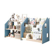 Ensemble - Bibliothèque enfant + Étagère à jouets - Couleur bleu clair / rose