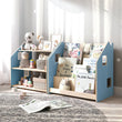 Bibliothèque enfant - Couleur bleu clair / rose