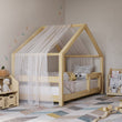 Lit pour enfant en forme de maison BusyKids MIMI-HOUSE avec bord renforcé