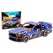 Maquette 3D en bois Voiture sportive type muscle car BusyKids