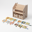 Étagère 2-en-1 + Boîte à jouets ×2 + contenu au choix — Ensemble BusyKids · Puzzles [fill:puzzles]