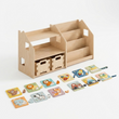 Bibliothèque + étagère à jouets + Boîte à jouets ×2 + contenu au choix — Ensemble BusyKids · Puzzles [fill:puzzles]