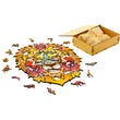 Puzzle en bois à formes Lion africain A4 BusyKids