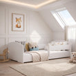 Lit Montessori pour enfant LEO 160 × 80 / 140 × 70 cm avec barrière de sécurité