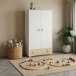 Armoire à deux portes avec tiroir PUFFI