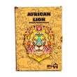 Puzzle en bois à formes Lion africain A4 BusyKids