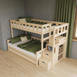 BusyKids FOXY-MAX avec escalier de rangement 90 x 200 / 120 x 200 cm