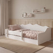 Lit Montessori au sol EMMA 140 × 70 / 160 × 80 cm – Blanc