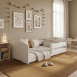 Lit Montessori pour enfant LEO 160 × 80 / 140 × 70 cm avec barrière de sécurité