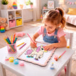 Kit créatif Peinture par numéros Licorne BusyKids