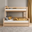 Lit superposé BusyKids LUMI-ONE avec échelle latérale 90 x 200 / 120 x 200 cm