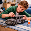 Maquette 3D en bois SUV de luxe BusyKids