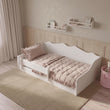 Lit Montessori au sol EMMA 140 × 70 / 160 × 80 cm – Blanc