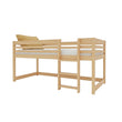 BusyKids Lit mezzanine bas LUFFY avec échelle 90 x 200 cm