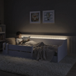 Lit Montessori au sol ERYK 160 × 80 cm avec barrière de sécurité – Blanc