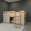 Lit enfant en forme de maison BusyKids LOFTI avec échelle 90 × 200 cm