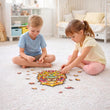 Puzzle en bois à formes Lion africain A4 BusyKids