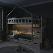 BusyKids Lit superposé MAMI-TWIN avec escalier de rangement 90 x 200 cm