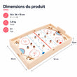 BusyKids Dynamic Arena – Hockey de table en bois pour toute la famille