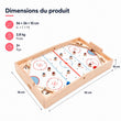 BusyKids Dynamic Arena – Hockey de table en bois pour toute la famille
