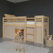 BusyKids Lit mezzanine bas LUFFY avec échelle 90 x 200 cm