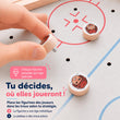 BusyKids Dynamic Arena – Hockey de table en bois pour toute la famille
